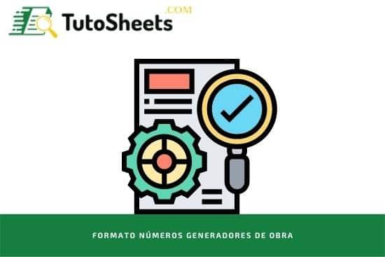 Formato de números generadores de obra en Excel gratis