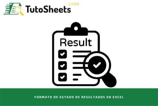 Formato de estado de resultados en Excel