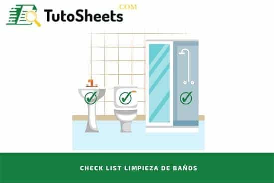 Check list limpieza de baños: plantilla Excel gratuita