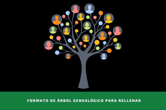Formato de árbol genealógico para rellenar