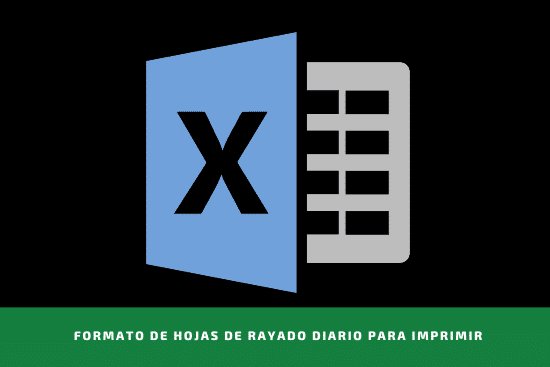 Formato de hojas de rayado diario para imprimir