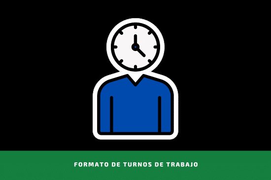 Formato de turnos de trabajo